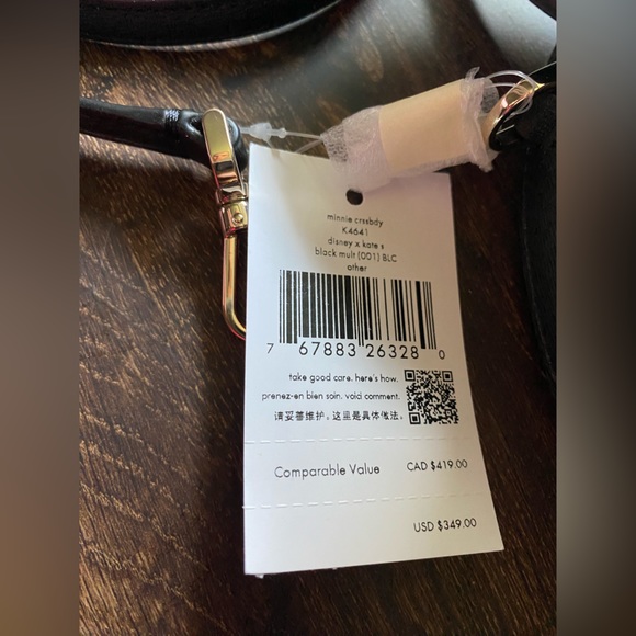 Kate Spade Disney Minnie Mouse Crossbody Bag New - Picture 3 of 5